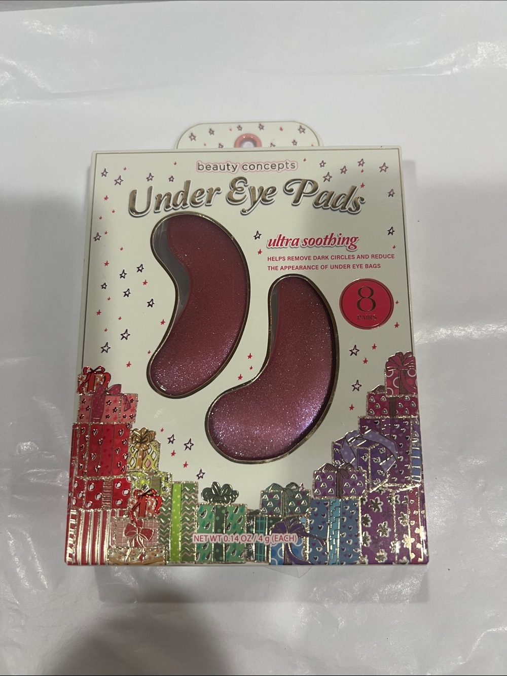 Pink Under Eye Pads - Soothing Hydrogel Eye Treatment 8